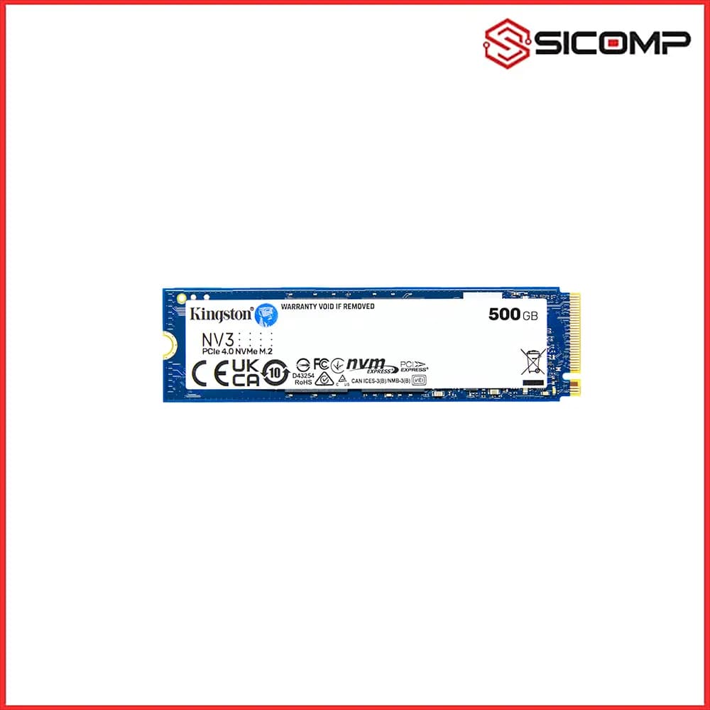 Ổ CỨNG SSD KINGSTON NV3 500GB PCIE 4.0 x4 M.2 NVME (SNV3S500G)