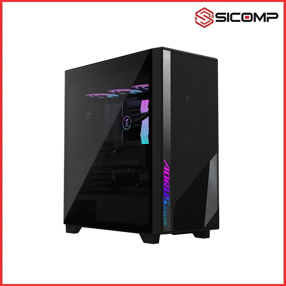 MÁY TÍNH GIGABYTE AI TOP 100 Z890 (U9 285K/ 128GB DDR5/320GB SSD/2TB SSD/RTX 5090/ĐEN)