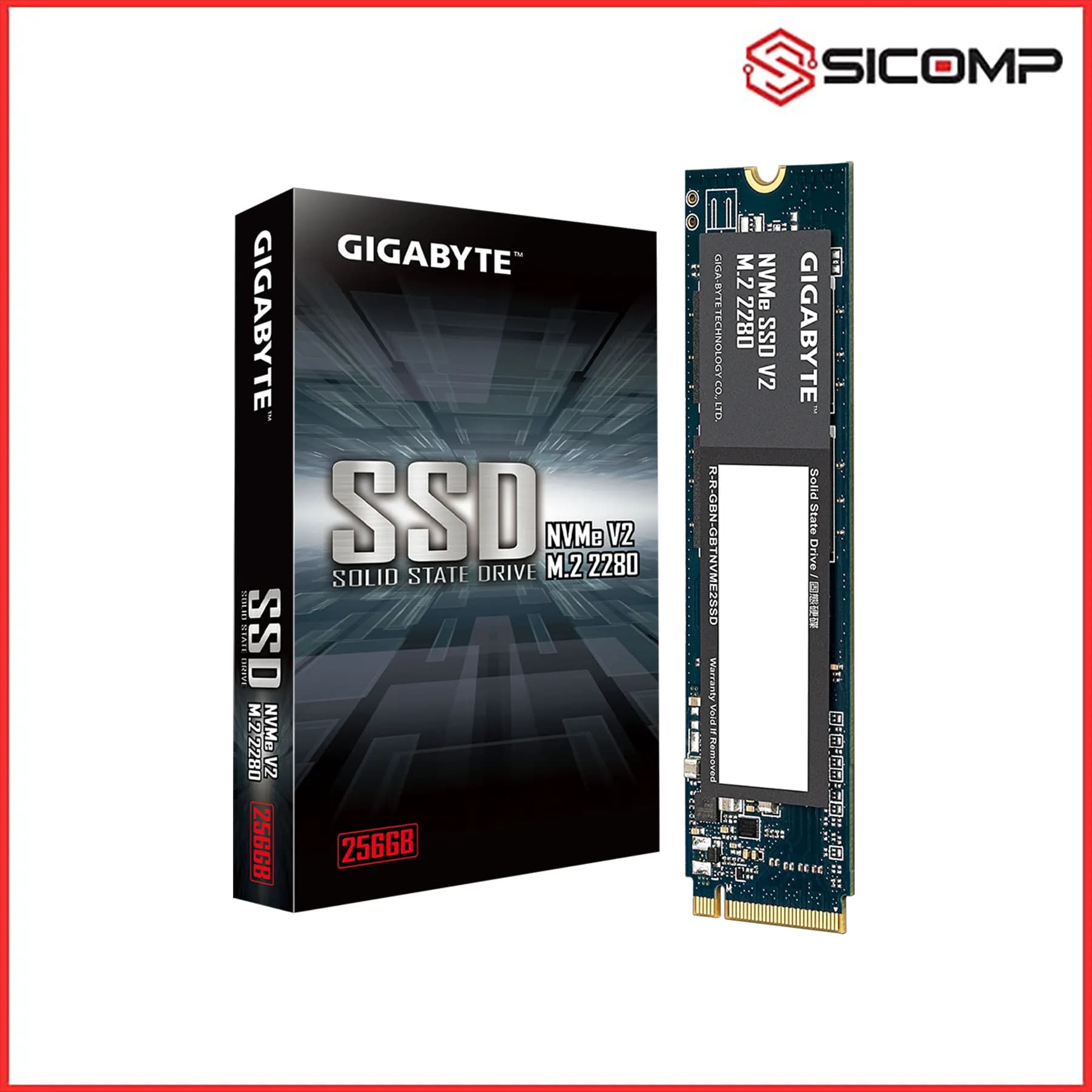 Ổ CỨNG SSD GIGABYTE M2 2280 256GB G3NVMEV2256G