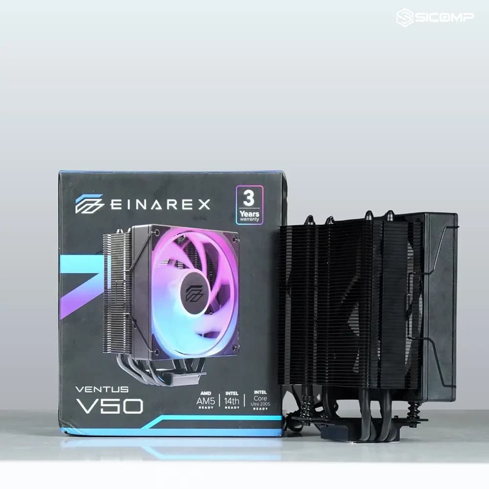 TẢN NHIỆT KHÍ EINAREX VENTUS V50 BLACK